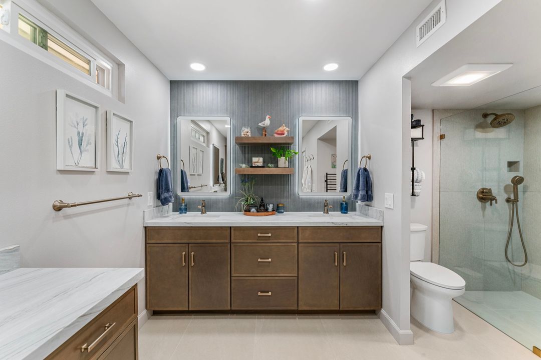 Luxury bathroom remodel in Bonita Woods CA by Concepts by Design