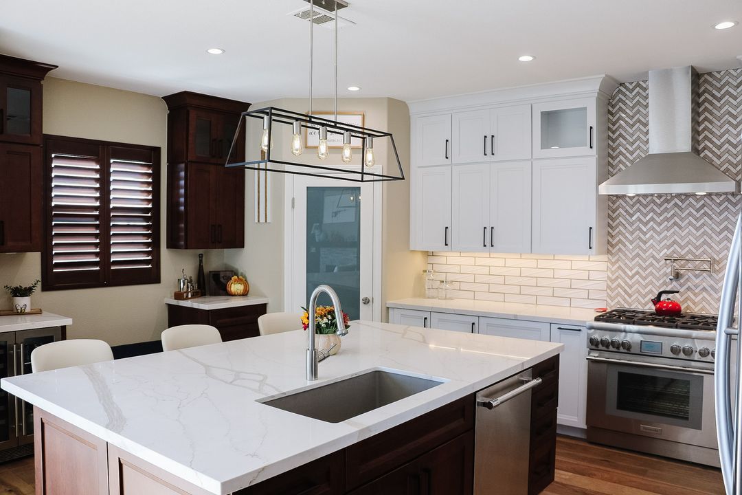 Custom kitchen remodel at Cliff View Crest San Diego CA by Concepts by Design