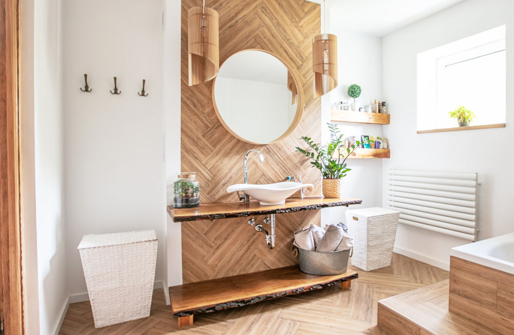 Bathroom Remodel with Organic Elements