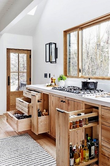 Kitchen-cabinet storage