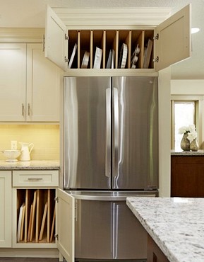 Kitchen-cabinet storage
